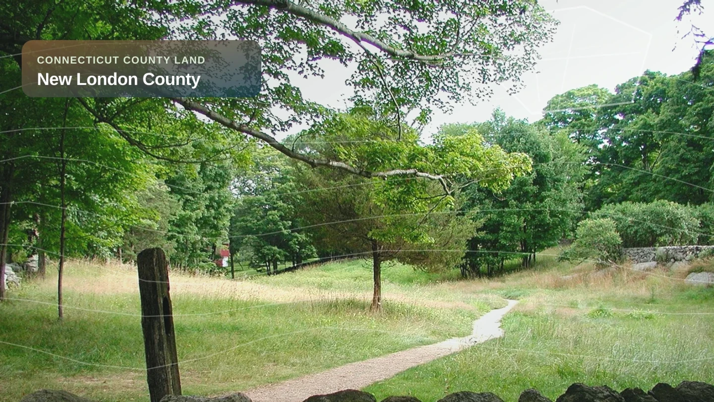 New London County vacant land, wooded acreage, and rural parcels in Connecticut